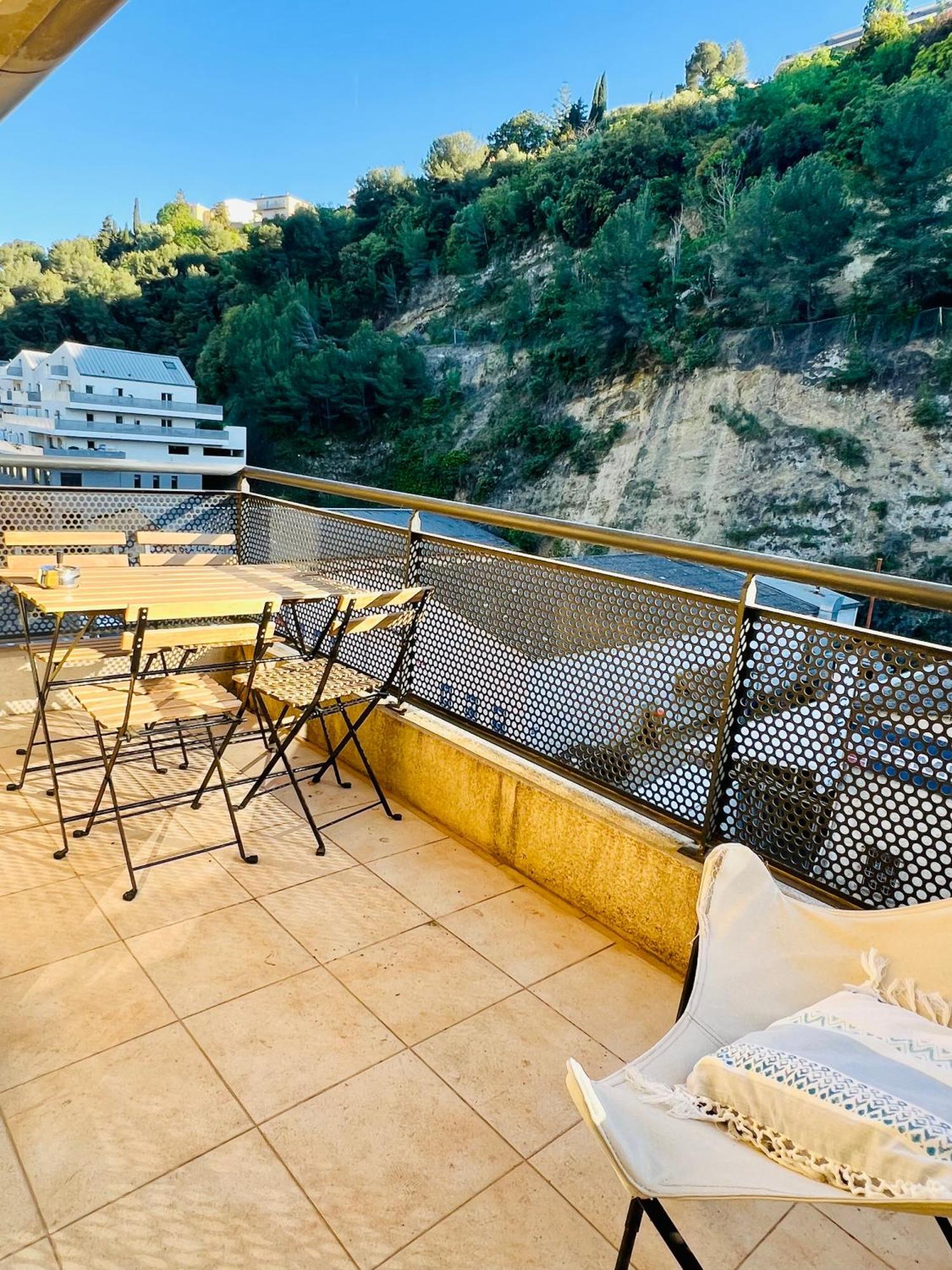 Magnificent Renovated Apartment, 2 Rooms Of 45 M2, Close Tothe Sea, Top Floor, Terrace Nice Exterior foto